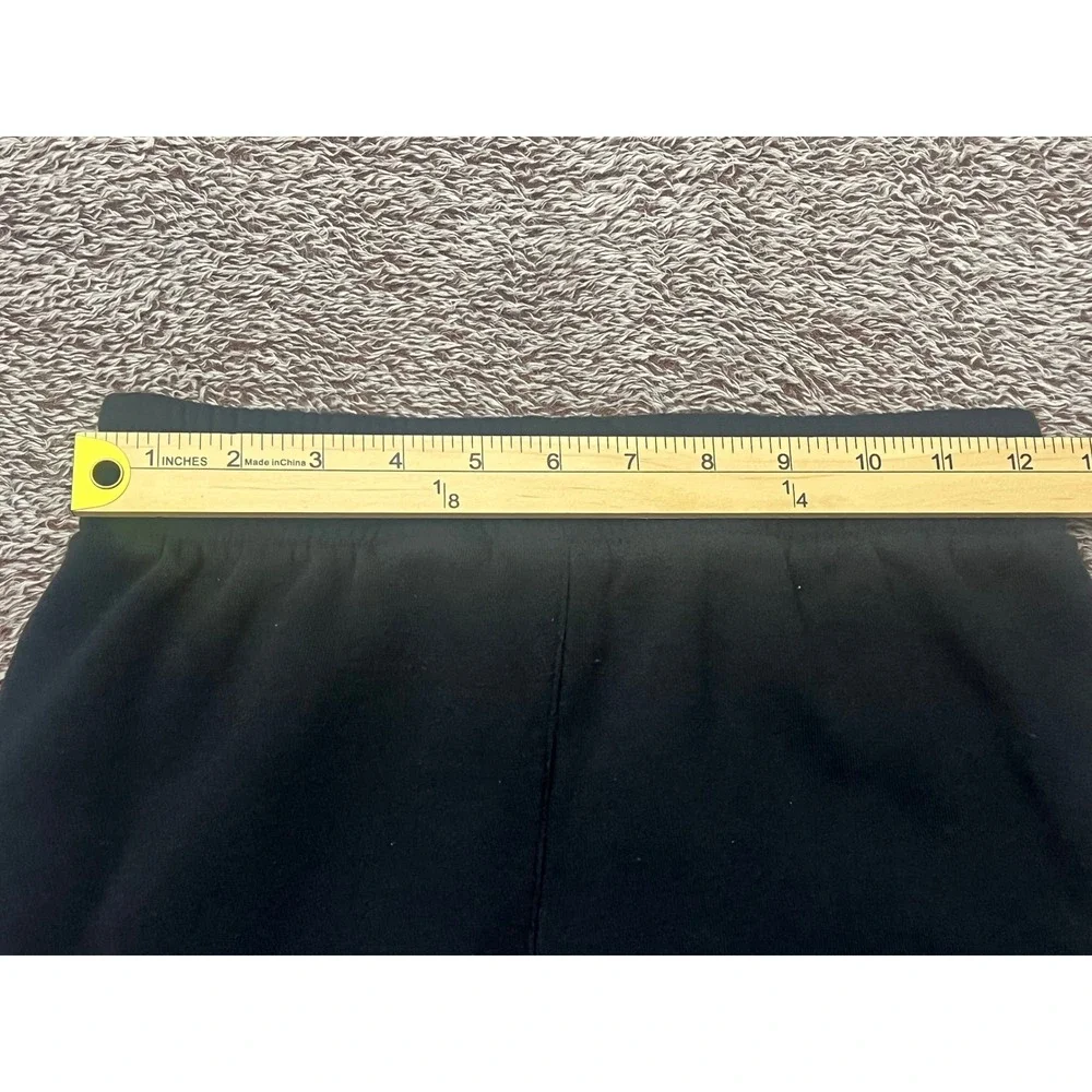 Nike Kids Youth L Black Fleece Jogger Sweatpants Big Logo Swoosh